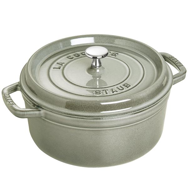 ストウブ（STAUB） ピコ・ココット ラウンド 28cm グレー : 厨房市場