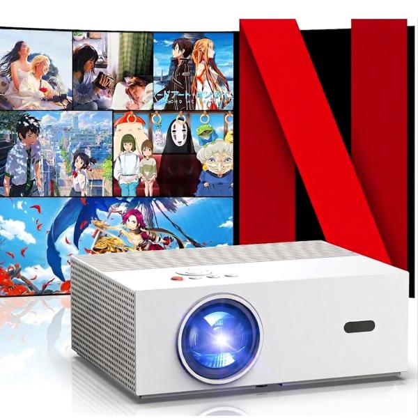 プロジェクター 30000LM 4K対応 オートフォーカス 自動台形補正 WiFi6