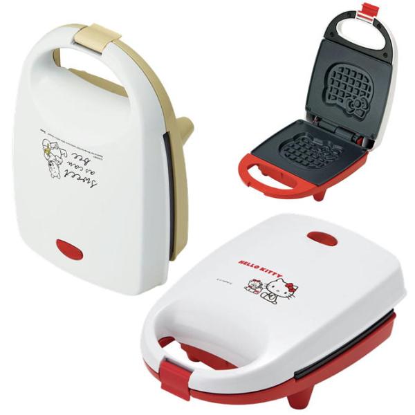 スケーター ワッフルメーカー くまのプーさん ハローキティ EWF1