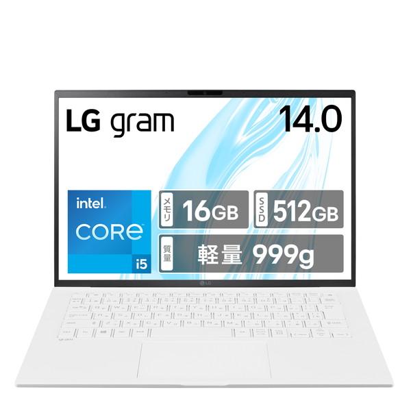 LG gram ノートPC 14Z90RU-GA54J 14インチ Core i5-1334U メモリ16GB