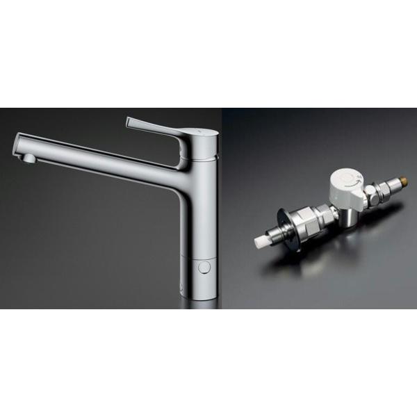 TOTO ”在庫あり” TOTO TKS05309J キッチン水栓 + THF22R 分岐水栓(食洗