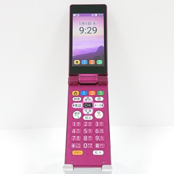 かんたん携帯9 NP505SH SoftBank ワインレッド 送料無料 即決 本体