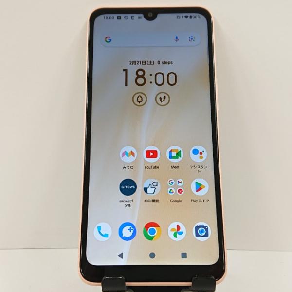 arrows We2 FCG02 au ライトオレンジ 送料無料 即決 本体 c17441