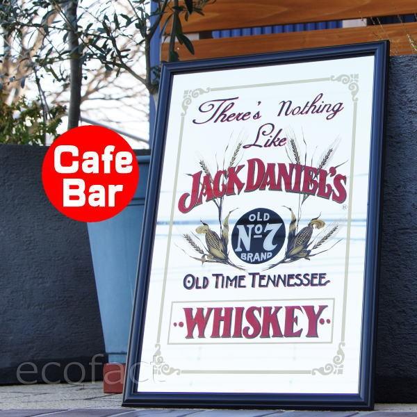 パブミラー バーミラー パブサインミラー ジャックダニエルロゴ