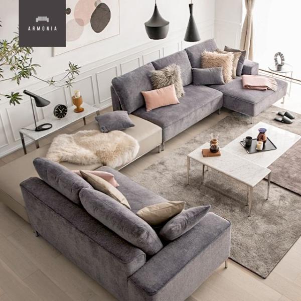 ② 【定価19万】アルモニア 4人掛けソファ｜喫煙・ペットなし｜設置