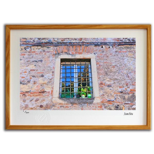 版画 絵画 イタリアの小窓 イタリア 堀田東 壁掛け 壁飾り インテリア