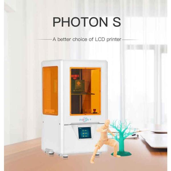 Anycubic PHOTON-S 光造形式 3Dプリンター（本体色ホワイト：オレンジ
