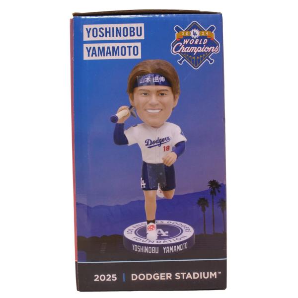 新品] 山本由伸ボブルヘッド ジャベリン（槍） 9/27 ドジャー