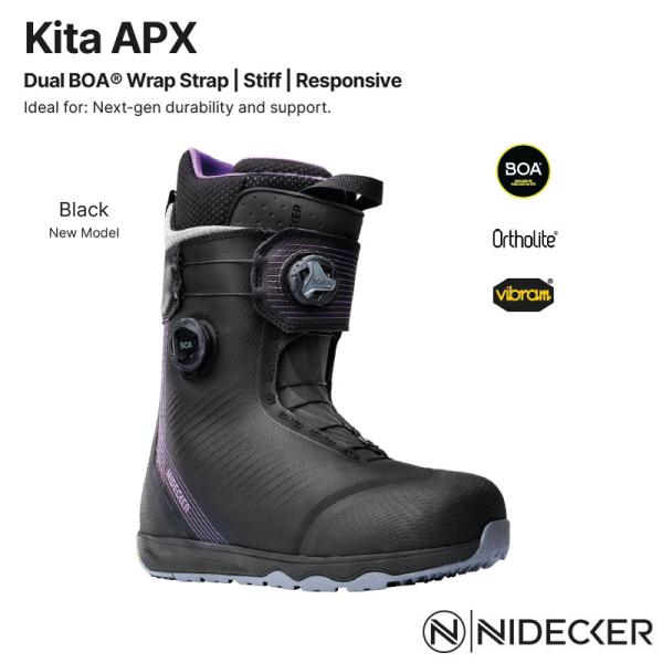 NIDECKER（ナイデッカー） 25-26 キタ APX スノーボード ブーツ