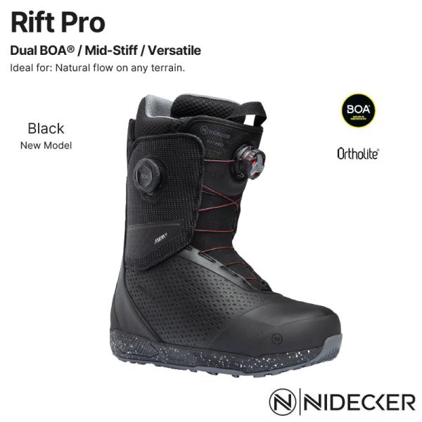 NIDECKER（ナイデッカー） 25-26 リフト プロ ブラック スノーボード