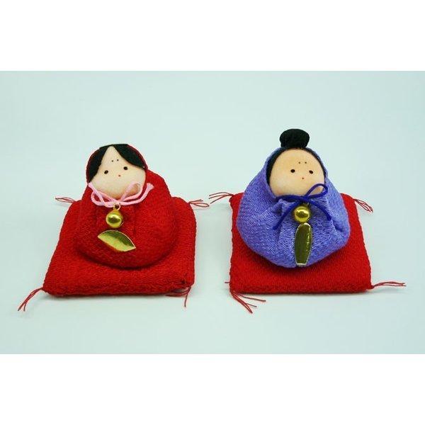 ひな人形/手作りちりめんお手玉ひな（座布団セット） : BOON SQUARE