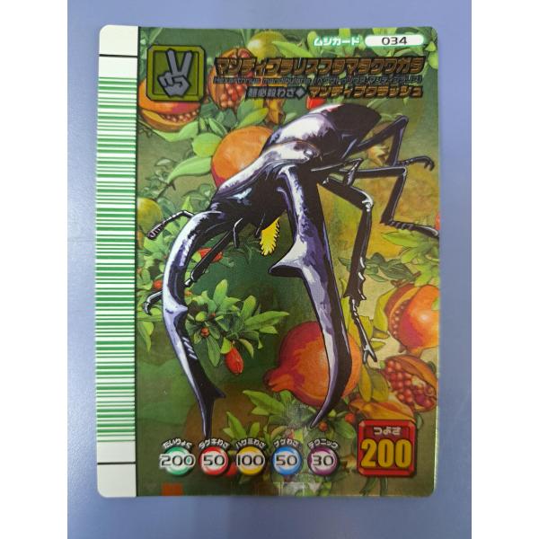 マンディブラリスフタマタクワガタ 5周年コレクションカード第2弾 034