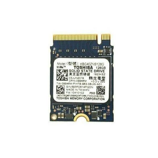 TOSHIBA（東芝） 送料無料 ☆Toshiba PCIe NVMe M.2 2230 KBG40ZNS128G