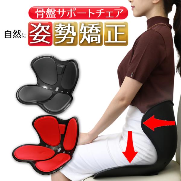 骨盤サポートチェア セシルシェイプ 座椅子 腰痛 骨盤 サポート シート