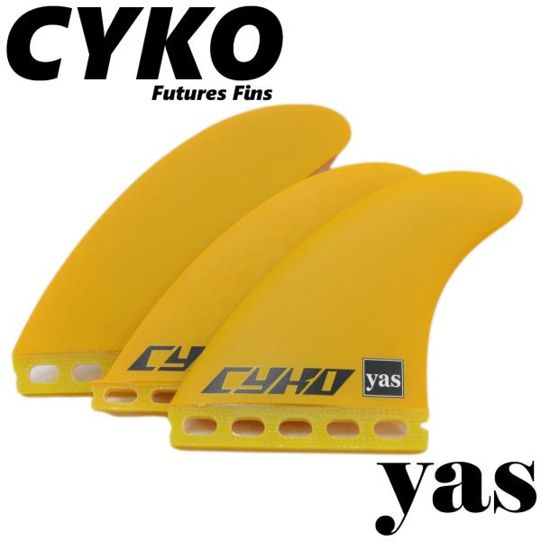 CYKO × yas TRI FIN サイコ ヤス フィン ショートボード用