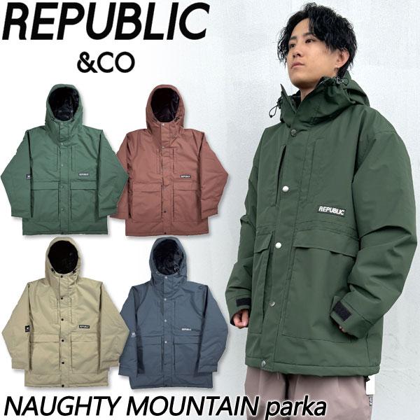 24-25 REPUBLIC & CO/リパブリック NAUGHTY MOUNTAIN parka メンズ