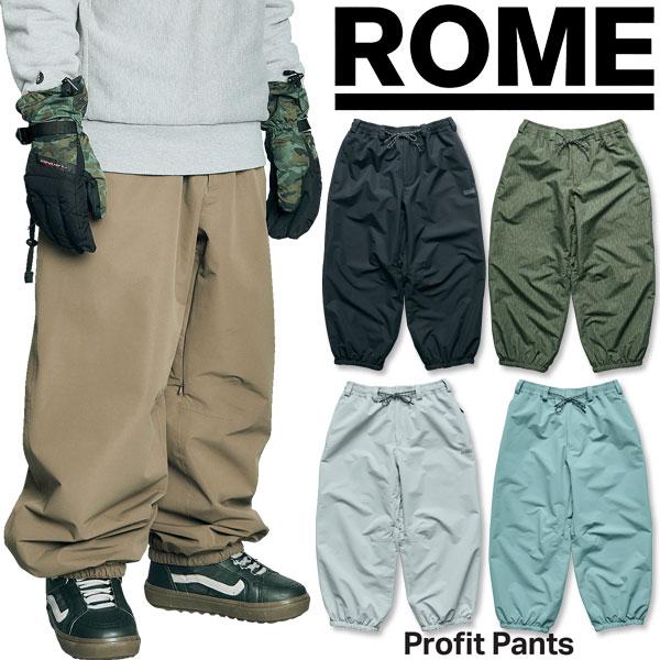 25-26 ROME/ローム PROFIT pant 着用説明動画 メンズ レディース 防水