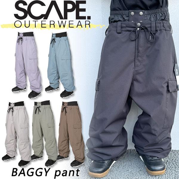 SCAPE（エスケープ） 24-25 SCAPE/エスケープ BAGGY pant メンズ