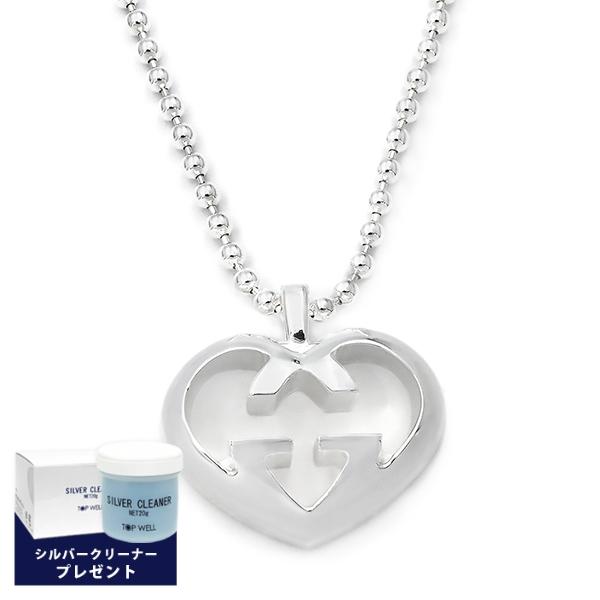 GUCCI（グッチ） ネックレス レディース ハート GG ロゴ ペンダント