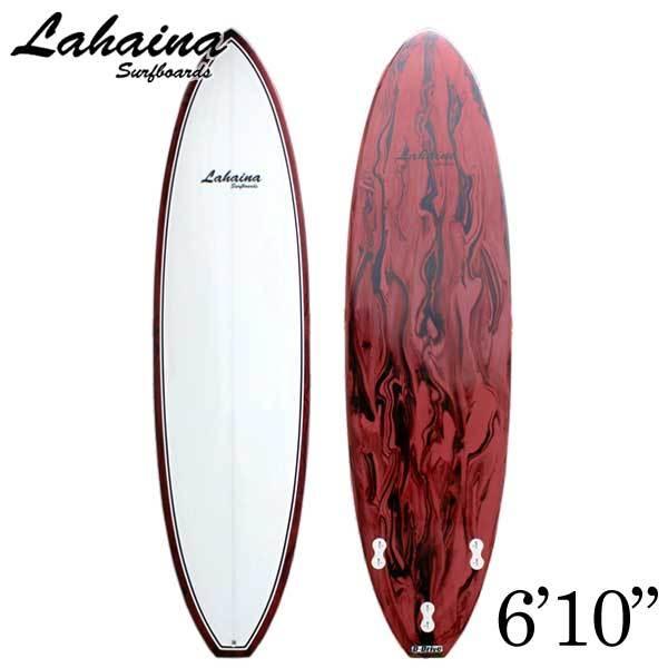 サーフボード ラハイナ LAHAINA 6'10 L02 ファンボード ワインレッド