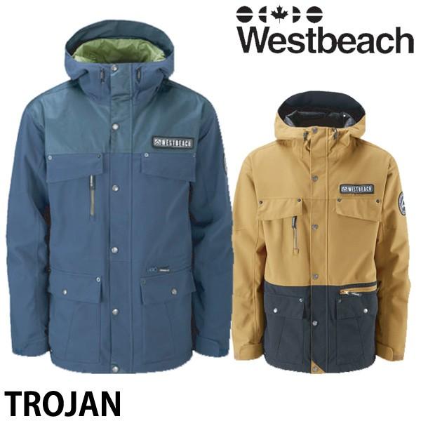 18-19 WESTBEACH/ウエストビーチ TROJAN jacket メンズ スノーウェア