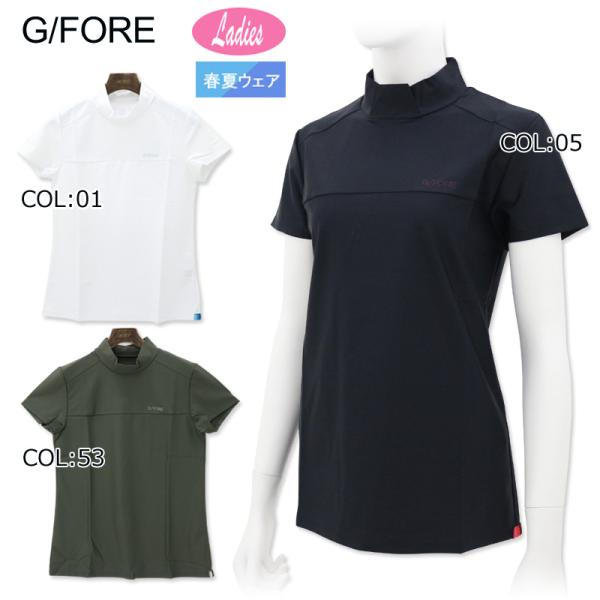 G/FORE (GFORE) ジーフォア 073213082 レディース 半袖モックネック