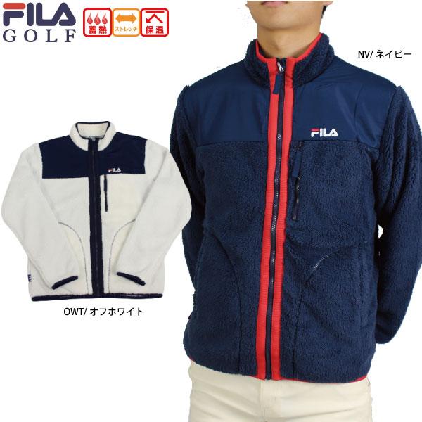 FILA GOLF 在庫一掃セール 58%OFF フィラゴルフ ボアフリースブルゾン