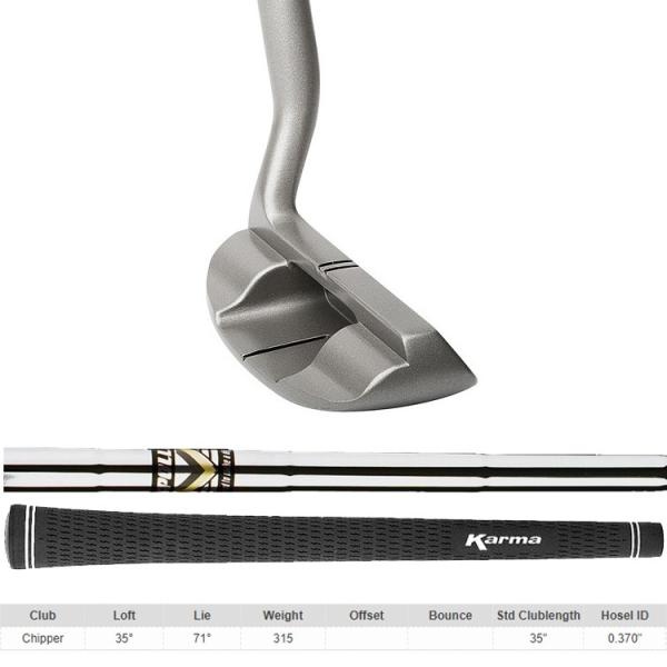 ゴルフ 完成品 クラブ ウェッジ チッパー トゥルーエース 右打用/35