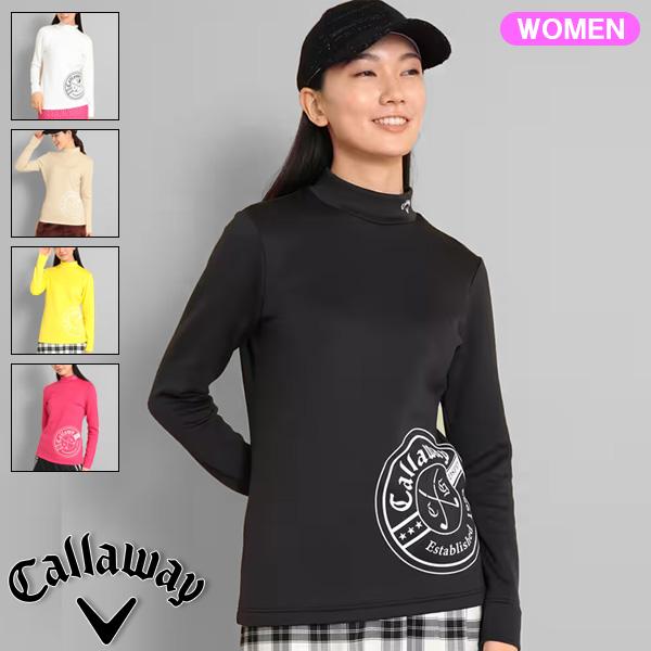 Callaway（キャロウェイ） ゴルフ レディース 裏起毛 長袖モックネック