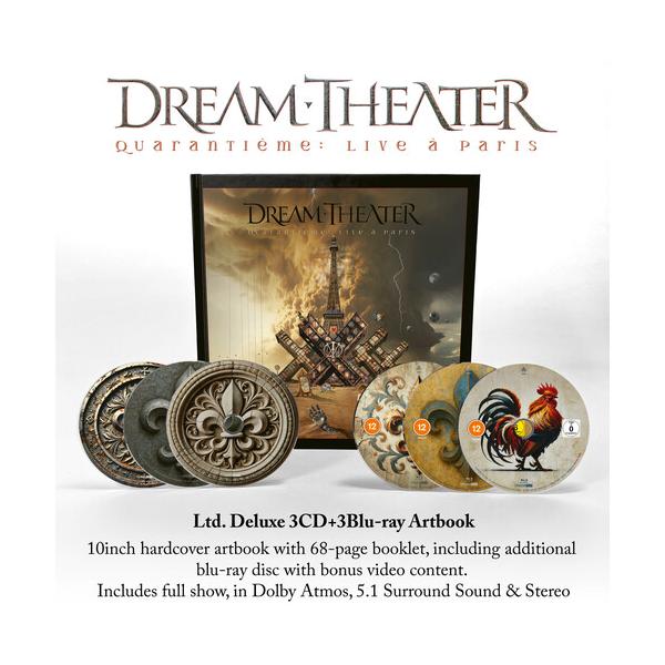 輸入盤CD][新品]DREAM THEATER / QUARANTIEME: LIVE A PARIS (W/BOOK