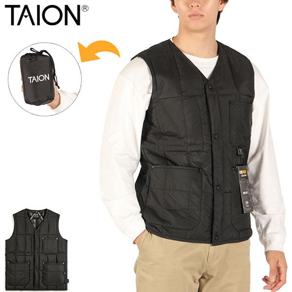 TAION（タイオン） 最大42%☆3/8限定 ダウンベスト メンズ レディース