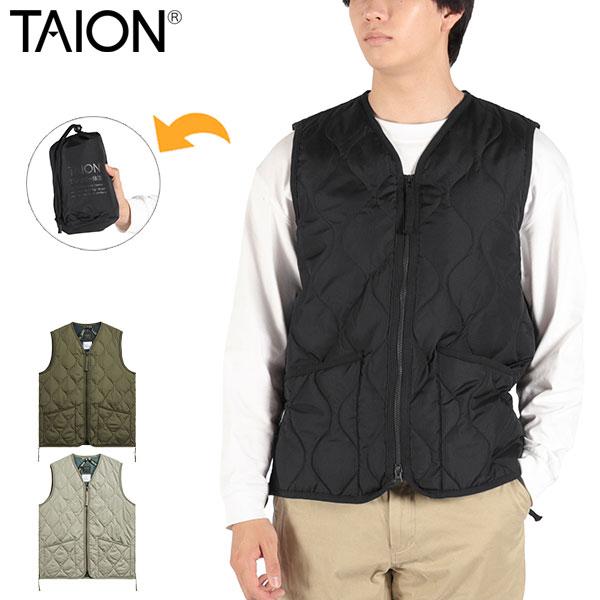 TAION（タイオン） 最大42%☆3/8限定 ダウンベスト 軽量 防寒 洗える