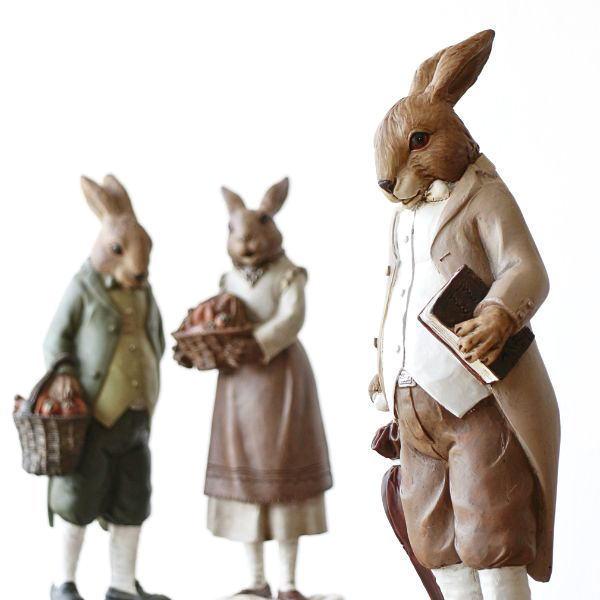 うさぎ ウサギ 置き物 置物 雑貨 おしゃれ ラビット かわいい 可愛い