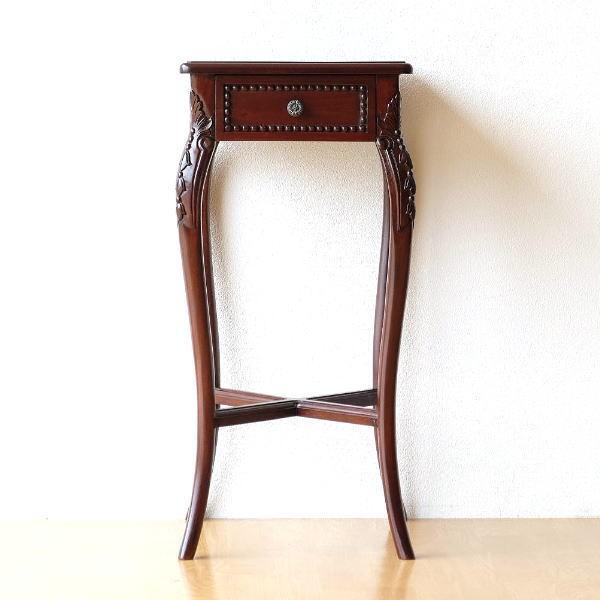 コンソールテーブル スリム 玄関 アンティーク 猫脚 引き出し おしゃれ