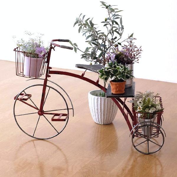 フラワーラック おしゃれ アイアン かわいい サイクルプランター