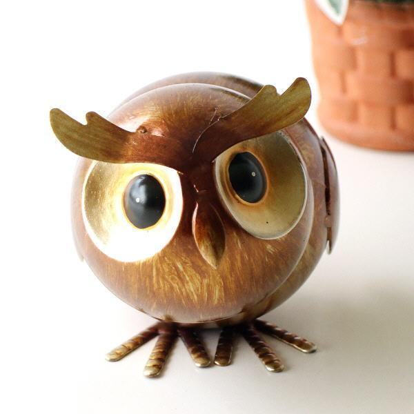 ふくろう フクロウ 梟 置物 かわいい おしゃれ オブジェ 手のひら