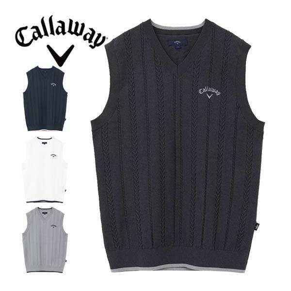 Callaway（キャロウェイ） メンズ ゴルフウェア メランジケーブル編み