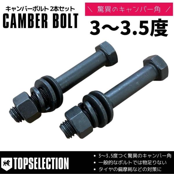 RAV4 MXAA54 4WD フロント用 キャンバーボルト 鬼キャン 3度〜3.5度