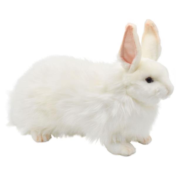 HANSA BH4672 ユキウサギ ゆきうさぎ 雪兎 ぬいぐるみ リアル : Dear
