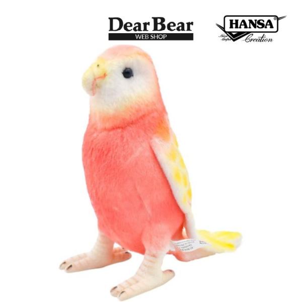 HANSA BH7637 アキクサインコ あきくさいんこ とり トリ 鳥 ぬいぐるみ