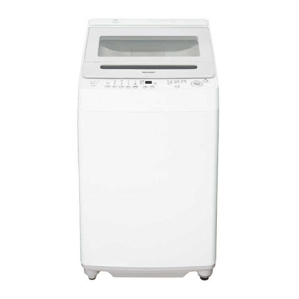 SHARP（シャープ） 8.0kgインバーター全自動洗濯機 ES-GV8K-W ホワイト