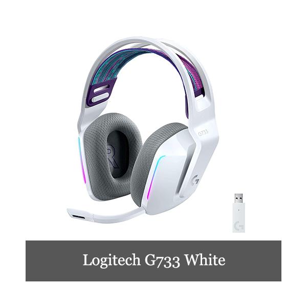 ロジテック Logitech G733 White ゲーミングヘッドセット LIGHTSPEED