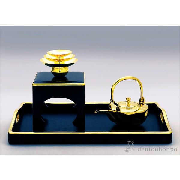 純金 銚子セット ( おとそ とそ器 日本酒 お正月 迎春 東京銀器（金