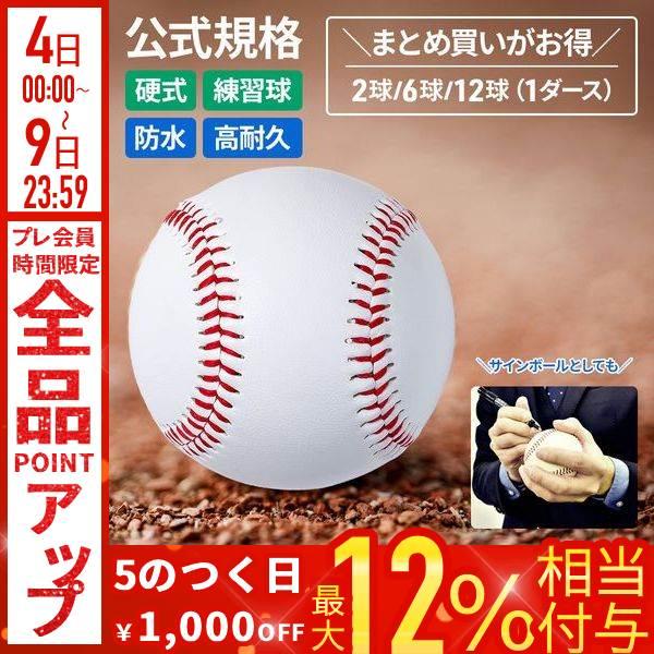 硬式野球ボール 野球 サインボール 硬式球デザイン ボール 2個 6個 12