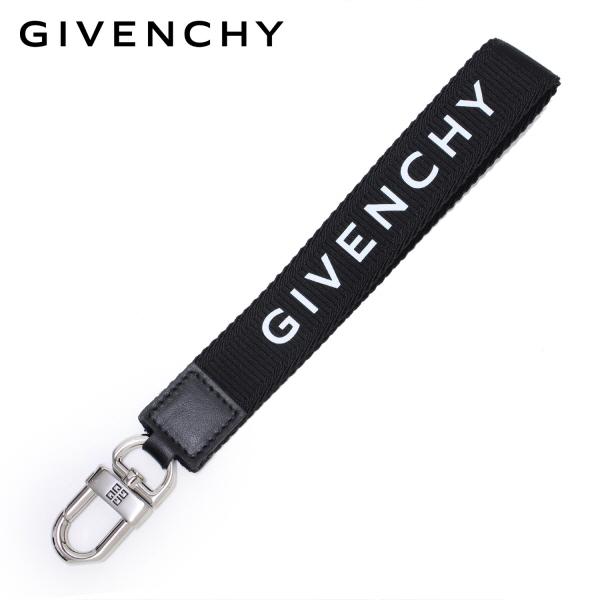 GIVENCHY（ジバンシィ） ロゴストラップ キーリング【BLACK/WHITE