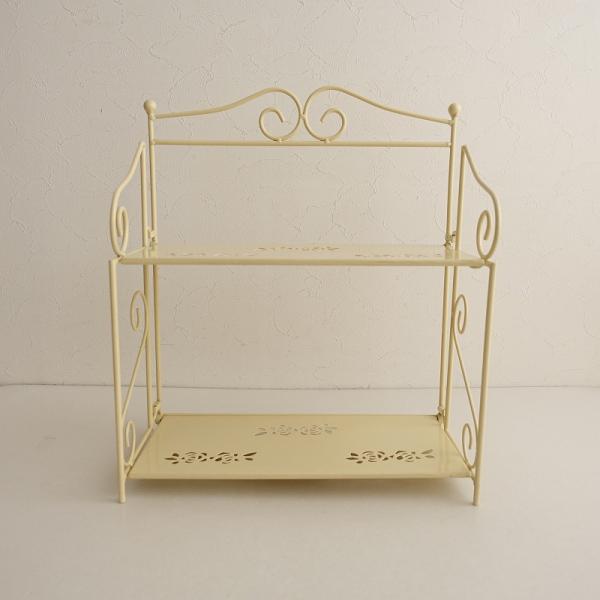 イマン imane *ローズ アイアンスパイスラック*アイボリーバラ薔薇