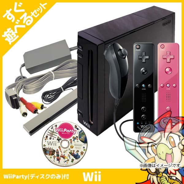 任天堂（Nintendo） Wii ニンテンドーWii Wii本体(クロ) Wiiリモコン