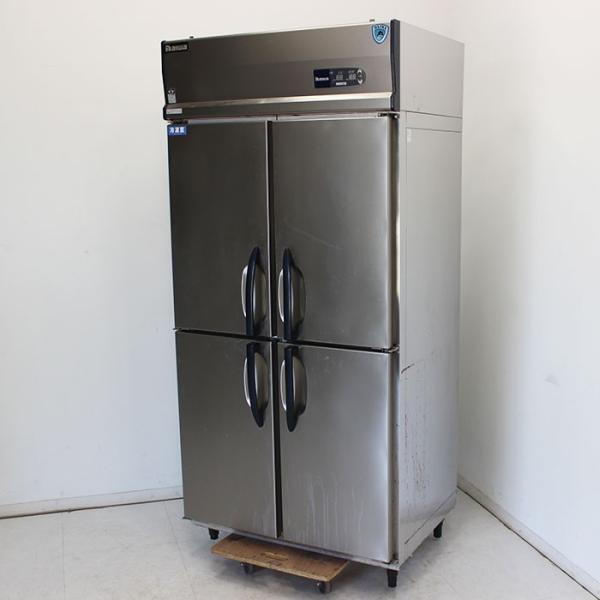 大和冷機 冷凍冷蔵庫 331YS1-PL-EC 2015年製 縦型 4枚扉 【中古