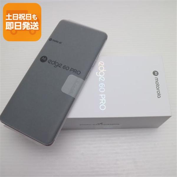 新品未使用 SIMフリー motorola edge 60 pro カルサイトホワイト