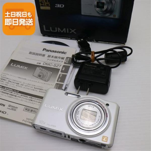 2325【美品】Panasonic LUMIX DMC-SZ7 ホワイト パナソニック LUMIX
